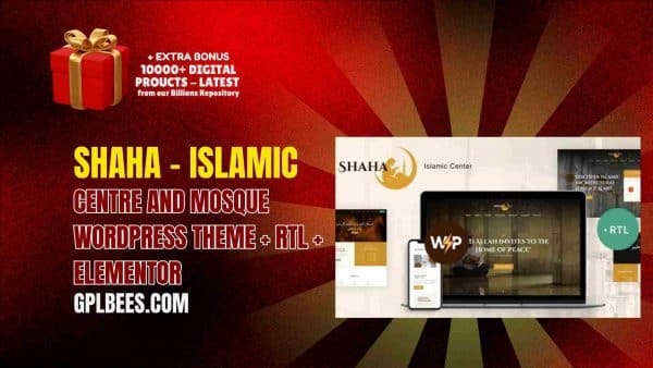 Shaha – Islamic Centre And Mosque Wordpress Theme + Rtl + Elementor - Gpl Bees Shaha – Islamic Centre And Mosque Wordpress Theme + Rtl + Elementor At Best Price - Gpl Bees