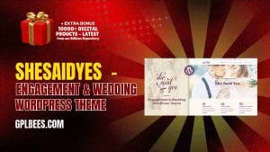 SheSaidYes  - Engagement & Wedding WordPress Theme - Buy GPL Wedding Wordpress Themes at Best Price