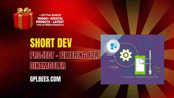 Short Dev Project – Filtering For Dinamobler - Gpl Bees Short Dev Project – Filtering For Dinamobler At Best Price - Gpl Bees