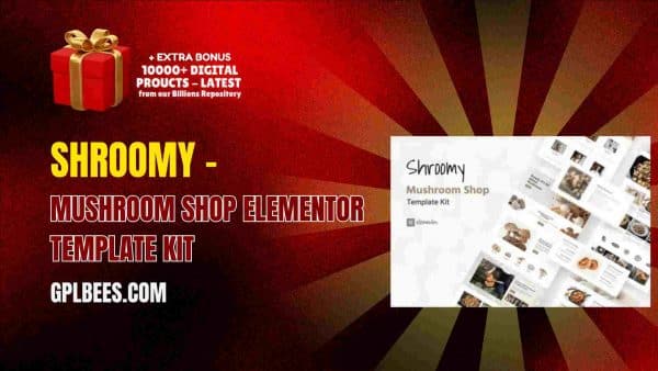 Shroomy – Mushroom Shop Elementor Template Kit At Best Price - Gpl Bees