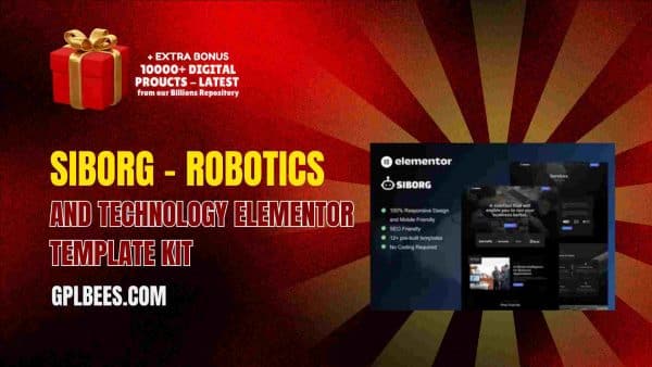 Siborg – Robotics And Technology Elementor Template Kit At Best Price - Gpl Bees