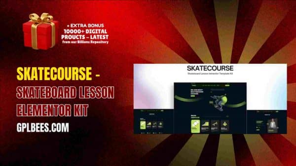Skatecourse – Skateboard Lesson Elementor Kit At Best Price - Gpl Bees