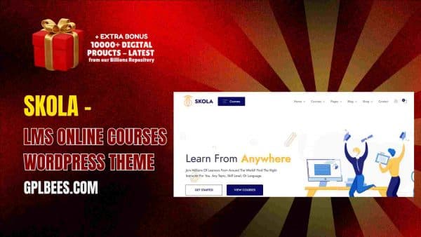 Skola – Lms Online Courses Wordpress Theme At Best Price - Gpl Bees