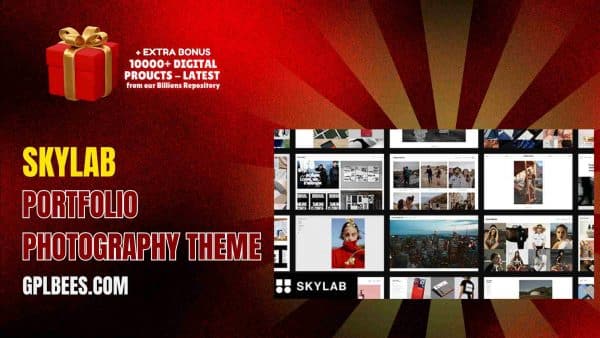 Skylab Portfolio Photography Theme At Best Price - Gpl Bees