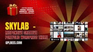 Skylab  - Responsive Creative Portfolio WordPress Theme - Buy GPL 9 at Best Price