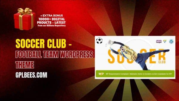 Soccer Club – Football Team Wordpress Theme At Best Price - Gpl Bees