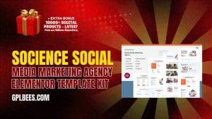 Socience – Social Media Marketing Agency Elementor Template Kit - Buy GPL 191 at Best Price