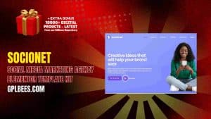 Socionet – Social Media Marketing Agency Elementor Template Kit - Buy GPL 192 at Best Price