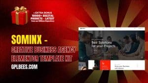 Sominx – Creative Business Agency Elementor Template Kit - Buy GPL 193 at Best Price