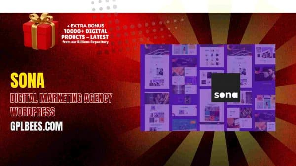 Sona – Digital Marketing Agency Wordpress At Best Price - Gpl Bees