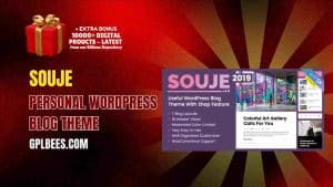 Souje Personal WordPress Blog Theme - Buy GPL 431 at Best Price