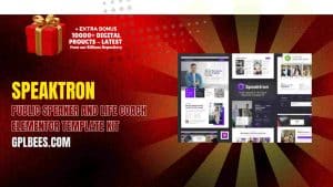 Speaktron – Public Speaker and Life Coach Elementor Template Kit - Buy GPL 194 at Best Price