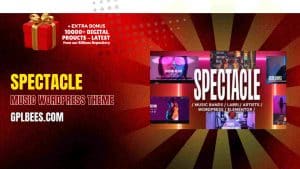 Spectacle – Music WordPress Theme - Buy GPL 432 at Best Price