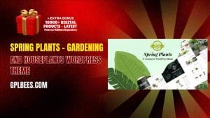 Spring Plants – Gardening and Houseplants WordPress Theme - Buy GPL 435 at Best Price