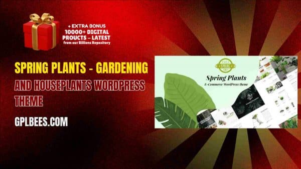 Spring Plants – Gardening And Houseplants Wordpress Theme At Best Price - Gpl Bees