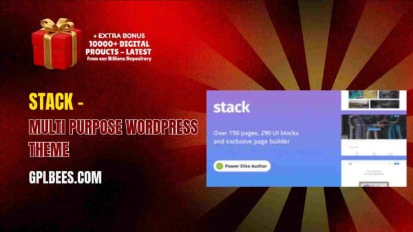 Stack – Multi Purpose Wordpress Theme At Best Price - Gpl Bees