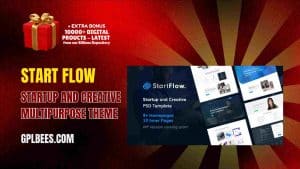 Start Flow Startup and Creative Multipurpose Theme - Buy GPL 9 at Best Price