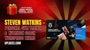 Steven Watkins  - Personal Gym Trainer & Nutrition Coach WordPress Theme - Buy GPL Gym Wordpress Themes at Best Price