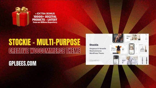 Stockie – Multi-Purpose Creative Woocommerce Theme At Best Price - Gpl Bees