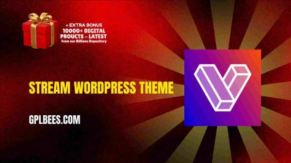 Stream Wordpress Theme At Best Price - Gpl Bees