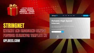 StringNET – Internet and Broadband Service Provider Elementor Template Kit - Buy GPL 196 at Best Price