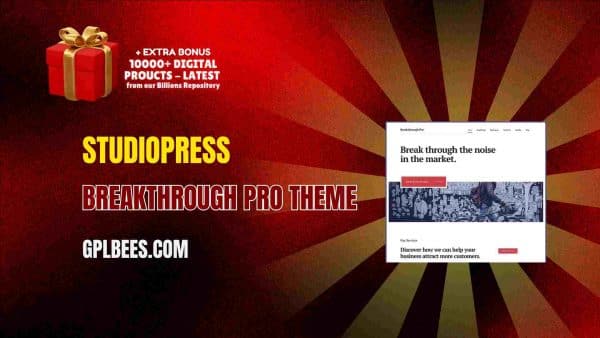 Studiopress Breakthrough Pro Theme At Best Price - Gpl Bees