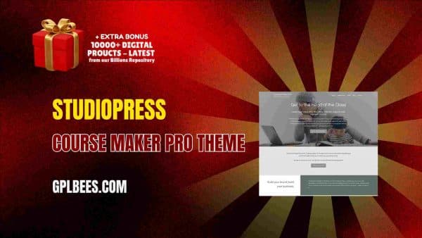 Studiopress Course Maker Pro Theme At Best Price - Gpl Bees