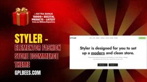 Styler – Elementor Fashion Store eCommerce Theme - Buy GPL 2 at Best Price
