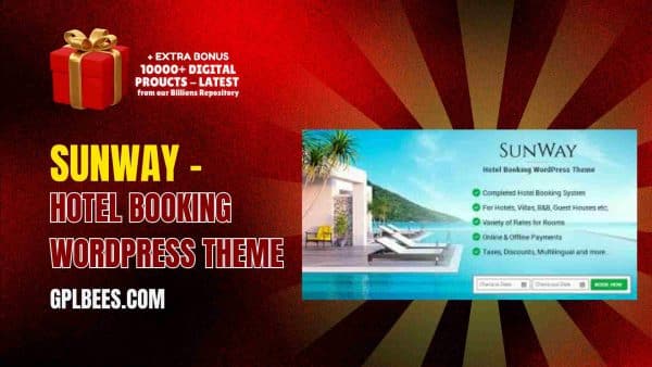 Sunway – Hotel Booking Wordpress Theme At Best Price - Gpl Bees