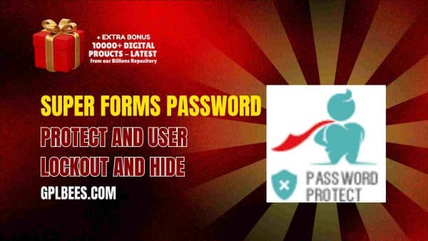 Super Forms Password Protect And User Lockout And Hide At Best Price - Gpl Bees