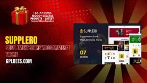 Supplero – Supplement Store WooCommerce Theme - Buy GPL 448 at Best Price