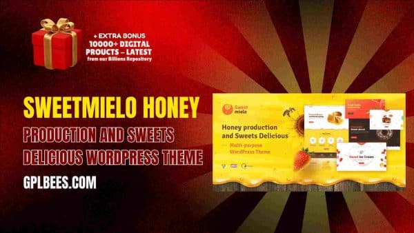Sweetmielo Honey Production And Sweets Delicious Wordpress Theme At Best Price - Gpl Bees