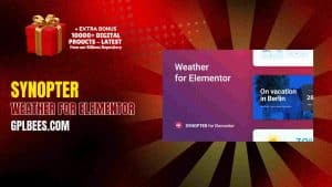 Synopter – Weather for Elementor - Buy GPL 9 at Best Price