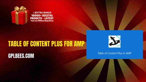 Table Of Content Plus For Amp At Best Price - Gpl Bees