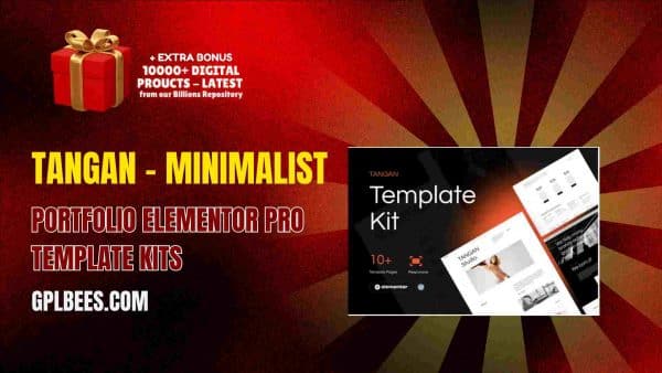 Tangan – Minimalist Portfolio Elementor Pro Template Kits At Best Price - Gpl Bees