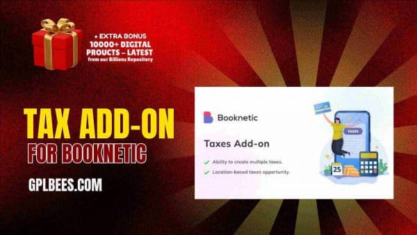 Tax Add-On For Booknetic At Best Price - Gpl Bees
