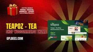 Teapoz – Tea Shop WooCommerce Theme - Buy GPL 453 at Best Price