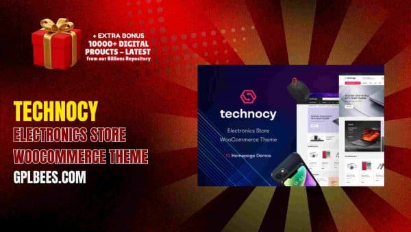Technocy – Electronics Store Woocommerce Theme At Best Price - Gpl Bees