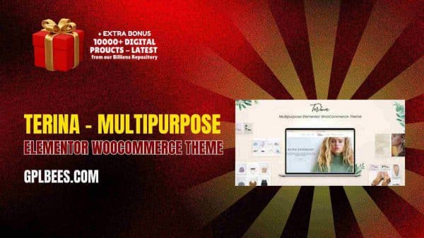 Terina – Multipurpose Elementor Woocommerce Theme At Best Price - Gpl Bees