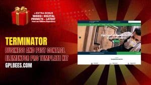 Terminator – Business and Pest Control Elementor Pro Template Kit - Buy GPL 201 at Best Price