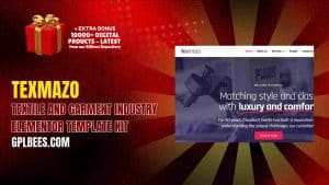 Texmazo – Textile and Garment Industry Elementor Template Kit - Buy GPL 201 at Best Price