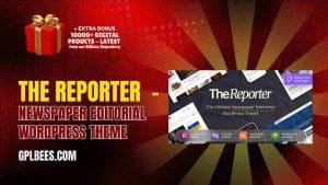 The Reporter  - Newspaper Editorial WordPress Theme - Buy GPL 11 at Best Price