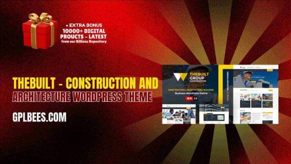 Thebuilt – Construction And Architecture Wordpress Theme At Best Price - Gpl Bees
