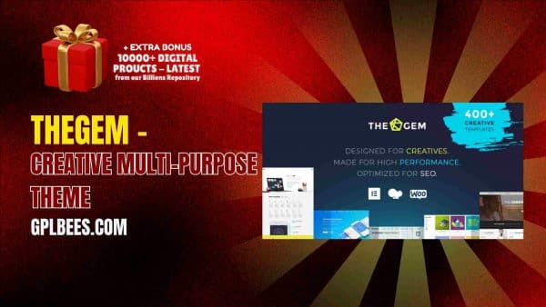 Thegem – Creative Multi-Purpose Theme At Best Price - Gpl Bees