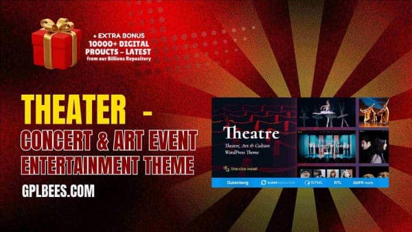 Theater  - Concert &Amp; Art Event Entertainment Theme At Best Price - Gpl Bees