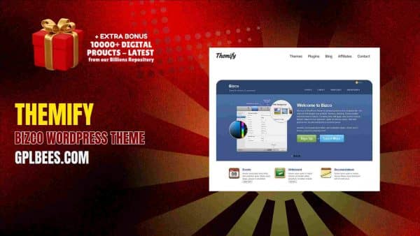 Themify Bizco Wordpress Theme At Best Price - Gpl Bees