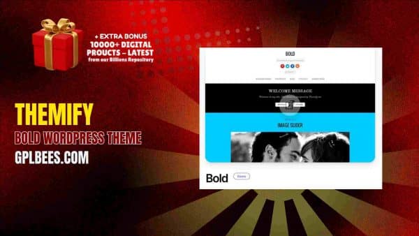 Themify Bold Wordpress Theme At Best Price - Gpl Bees