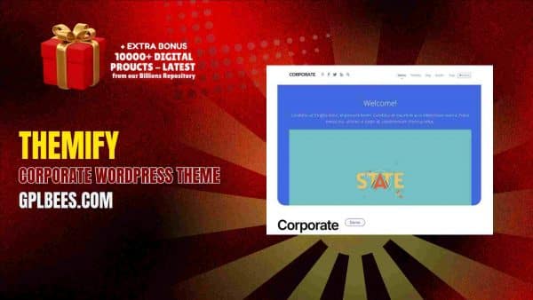 Themify Corporate Wordpress Theme At Best Price - Gpl Bees