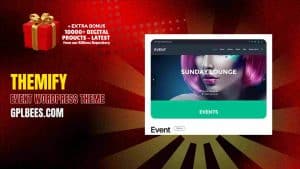 Themify Event WordPress Theme - Buy GPL 2 at Best Price