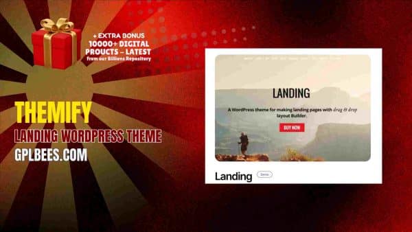 Themify Landing Wordpress Theme At Best Price - Gpl Bees